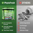 Clean Nutra Chlorophyll Capsules showcase 8-in-1 benefits, 100% Authentic, available at Curat Cart in India.