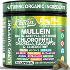 Discover Clean Nutra Mullein Leaf Extract, a premium imported lung support supplement with organic ingredients, available at Curat Cart.