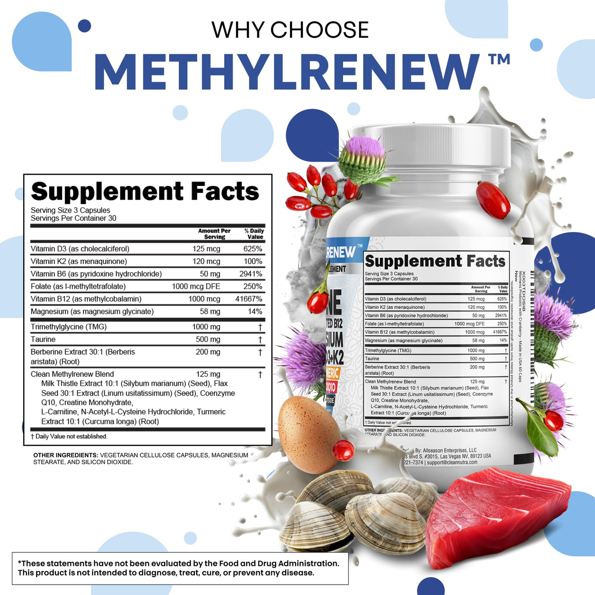 Elevate your wellness with Clean Nutra TMG Supplements, ideal for daily use. Available at Curat Cart for optimal health support.