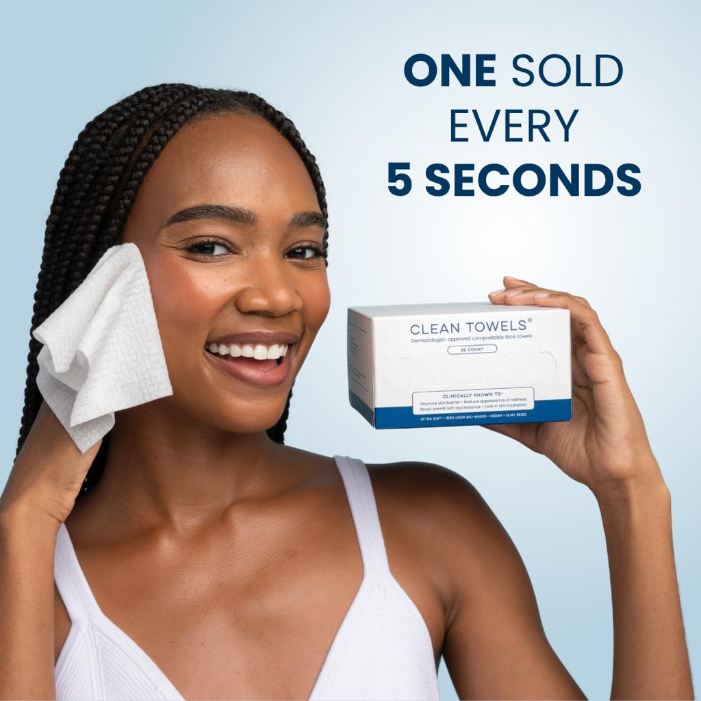 Discover Clean Towels, trusted by CuratCart. One sold every 5 seconds. Perfect for your skincare routine!