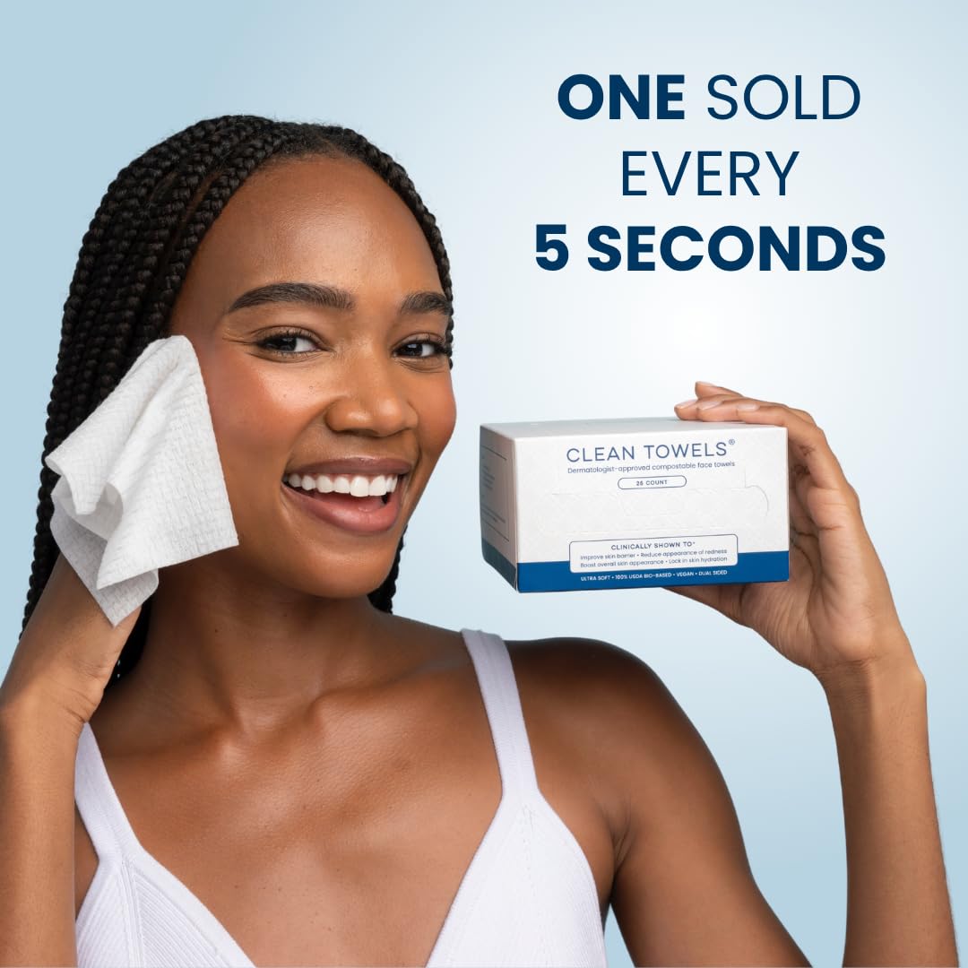 Discover Clean Towels, trusted by CuratCart. One sold every 5 seconds. Perfect for your skincare routine!