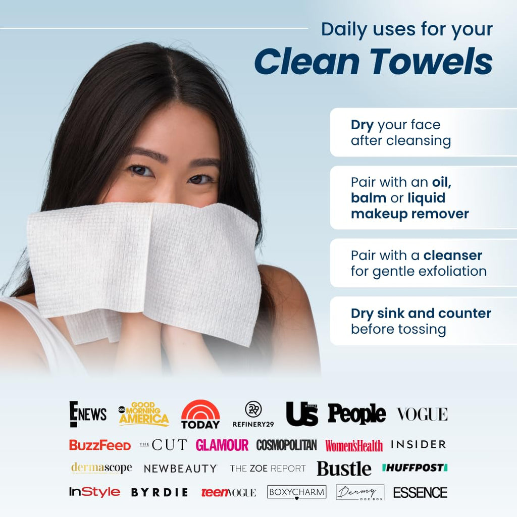 Discover Clean Skin Club Clean Towels for drying your face, makeup removal, and more. 100% genuine, authentic product.