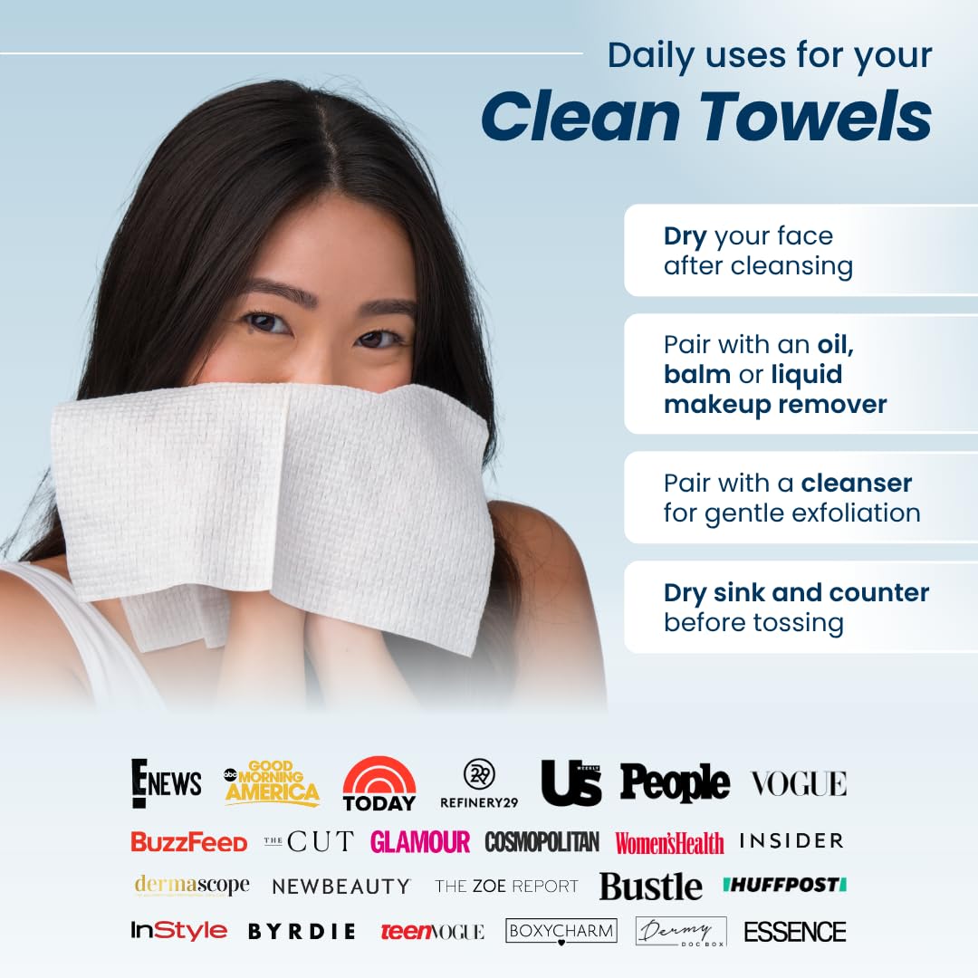 Discover Clean Skin Club Clean Towels for drying your face, makeup removal, and more. 100% genuine, authentic product.