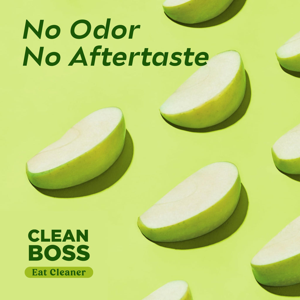 CleanBoss Eat Cleaner Fruit Wash, a premium imported solution for cleaner produce, available at Curat Cart. Enjoy fresh, odor-free fruits.