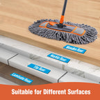 Microfiber dust mop for floors, perfect for wooden, marble, and tile surfaces. 100% Authentic, available at Curat Cart.