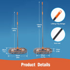 Microfiber Dust Mop for Floors with ergonomic design, ideal for efficient cleaning. Perfect for daily use at Curat Cart.