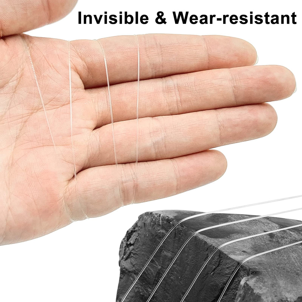 Discover the invisible and wear-resistant Clear Fishing Wire Monofilament Line, specially curated by Curat Cart for premium performance.