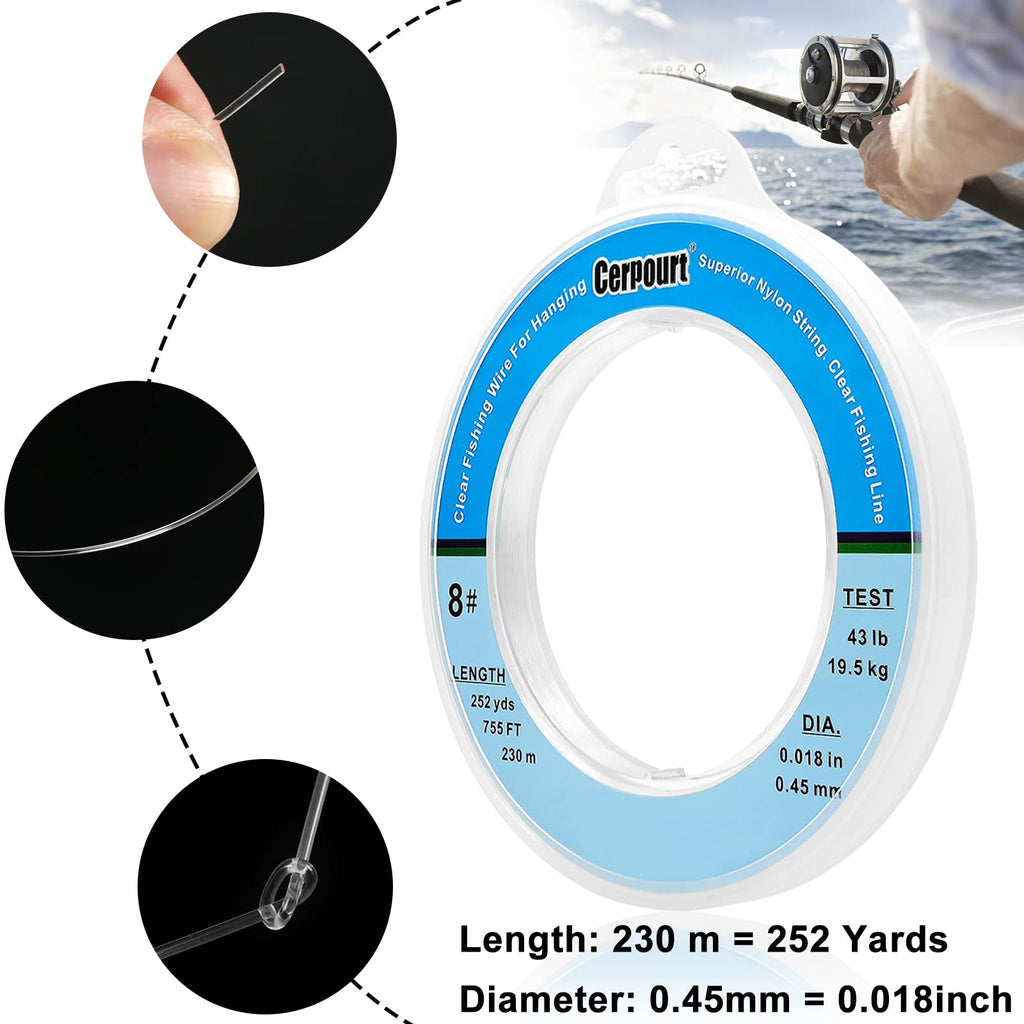 High-quality Clear Fishing Wire Monofilament Line available at Curat Cart, ensuring 100% authenticity. Perfect for anglers in India.