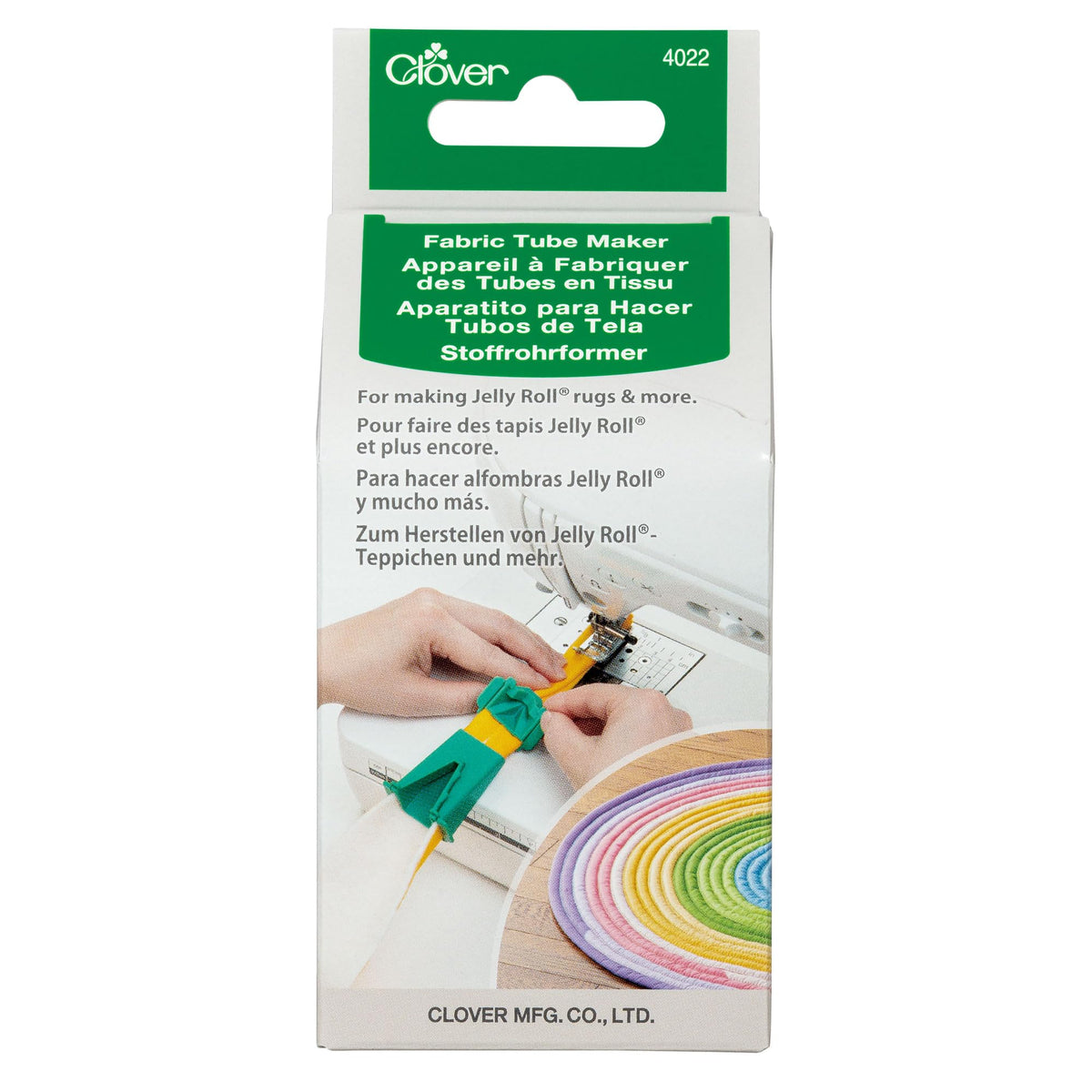 Discover the premium imported Clover Fabric Tube Maker, perfect for creating Jelly Rolls. Available at Curat Cart.