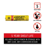 Coast AAA Industrial Performance Batteries, specially curated by Curat Cart, ensure reliability with anti-leak and anti-corrosion features.