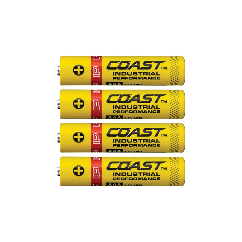 Premium imported Coast AAA Industrial Performance Batteries, perfect for reliable power. Available at Curat Cart.