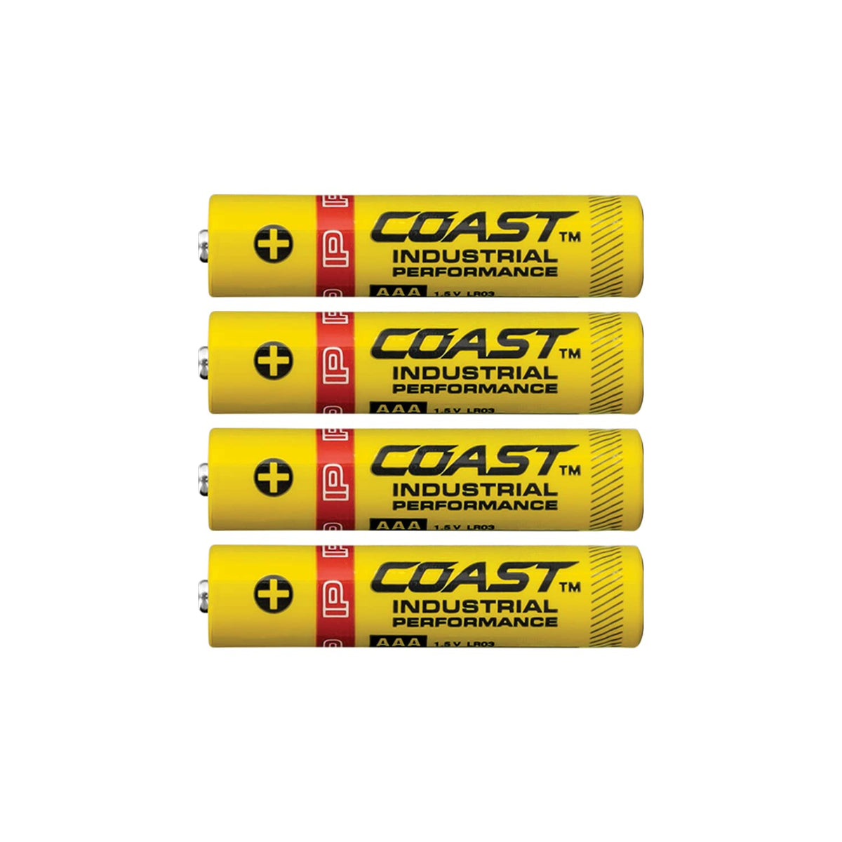 Premium imported Coast AAA Industrial Performance Batteries, perfect for reliable power. Available at Curat Cart.