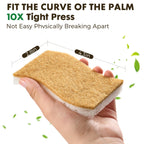 COBETE Biodegradable Kitchen Sponges offer 10X tight press durability, ensuring effective cleaning. 100% Authentic, available at Curat Cart.