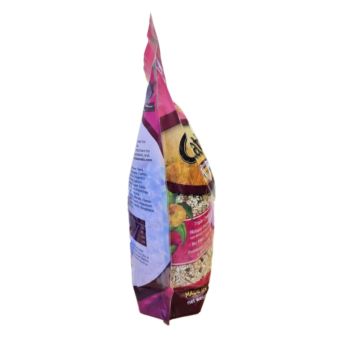 Premium Cockatiel Bird Food Seed Mix, specially curated by Curat Cart, features natural ingredients for optimal bird health.