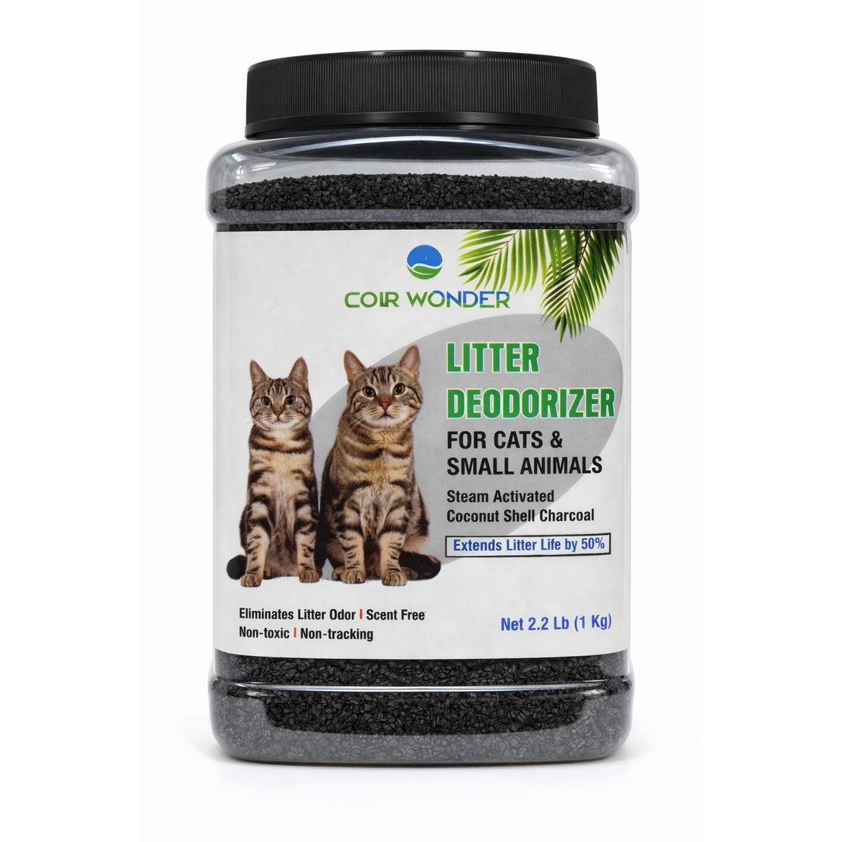 Coir Wonder Cat Litter Deodorizer is a premium import that eliminates litter odor, ensuring freshness for cats and small animals. Available at Curat Cart.