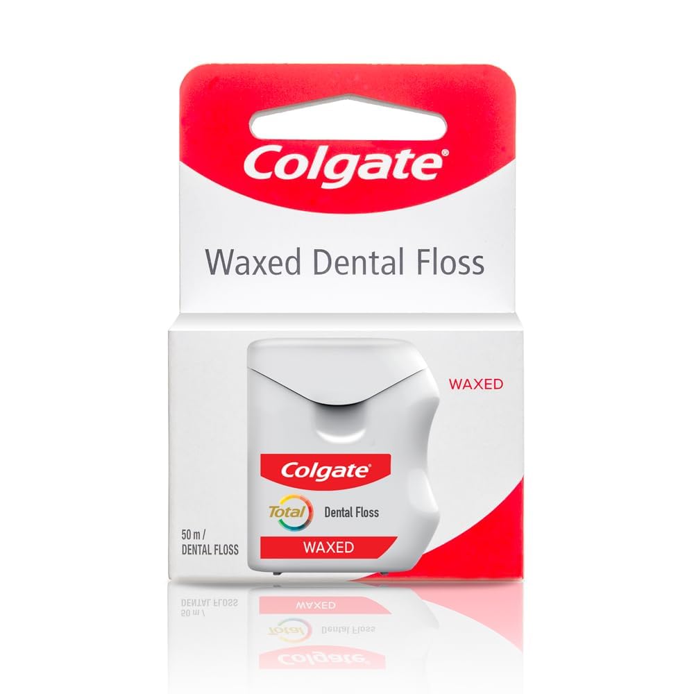 Colgate Charcoal Dental Floss in premium imported packaging, perfect for effective oral care. Available at Curat Cart.