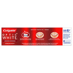 Colgate Optic White toothpaste in official packaging, designed for advanced whitening, available at Curat Cart for brighter smiles.