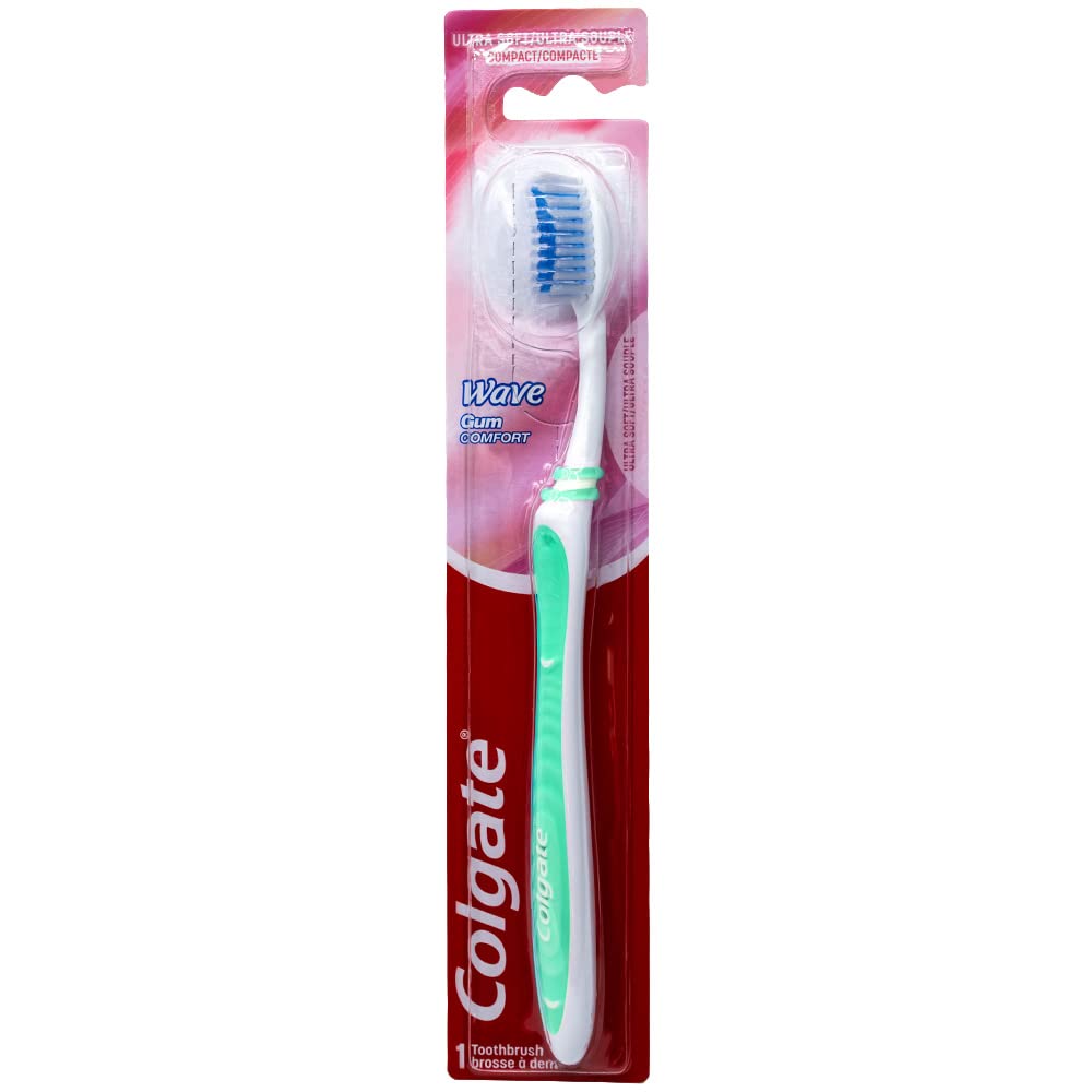 Colgate Wave Gum Comfort Toothbrush in high-quality official packaging, perfect for gentle gum care. Available at Curat Cart.