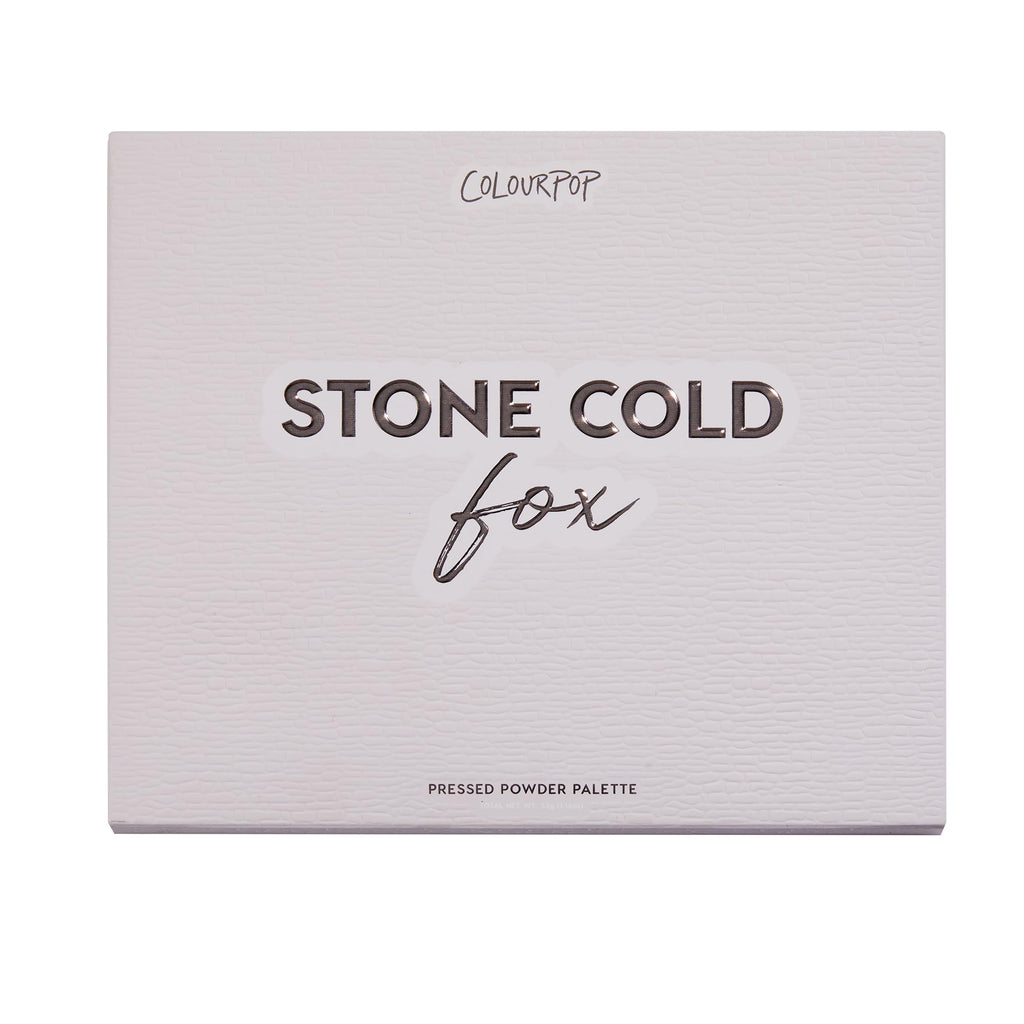 ColourPop's Stone Cold Fox Eyeshadow Palette features a chic design with 12 versatile shades, ideal for creating stunning eye looks.