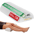 ComfiLife Knee Pillow for Sleeping, a premium import endorsed by the American Chiropractic Association, available at Curat Cart.