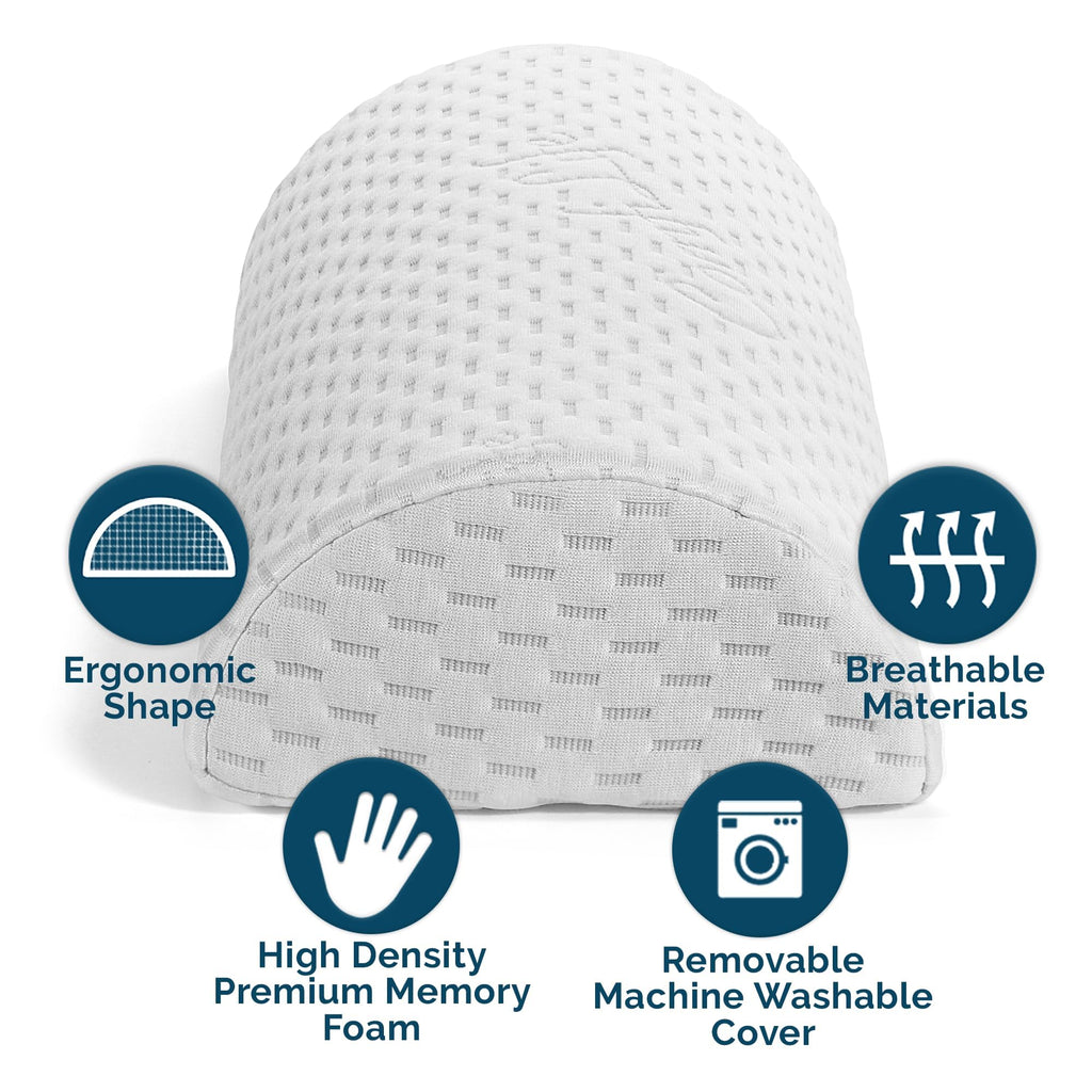 Discover the ComfiLife Knee Pillow for Sleeping, specially curated by Curat Cart for ultimate comfort and support. Perfect for restful nights.