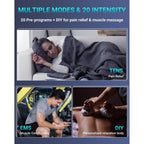 Comfytemp TENS Unit Muscle Stimulator offers 20 pre-programs for pain relief and muscle massage. 100% Authentic, available at Curat Cart.