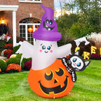 Delight in this Halloween Inflatables Pumpkin Ghost Cat, perfect for festive decor. Available in India at Curat Cart. 100% Authentic.
