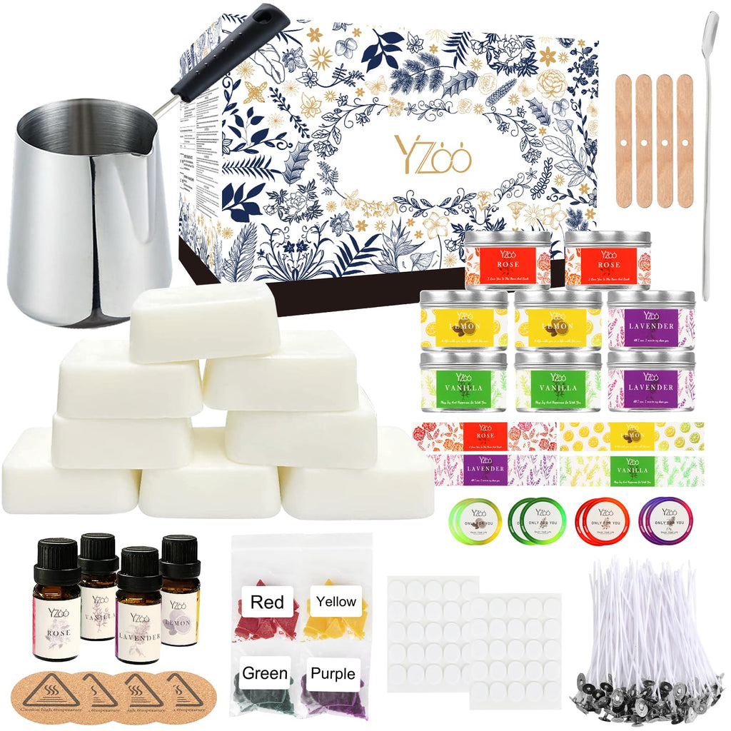 Explore the premium imported Candle Making Kits for Beginners from Curat Cart, featuring essential tools and vibrant dyes. Perfect for creative enthusiasts.