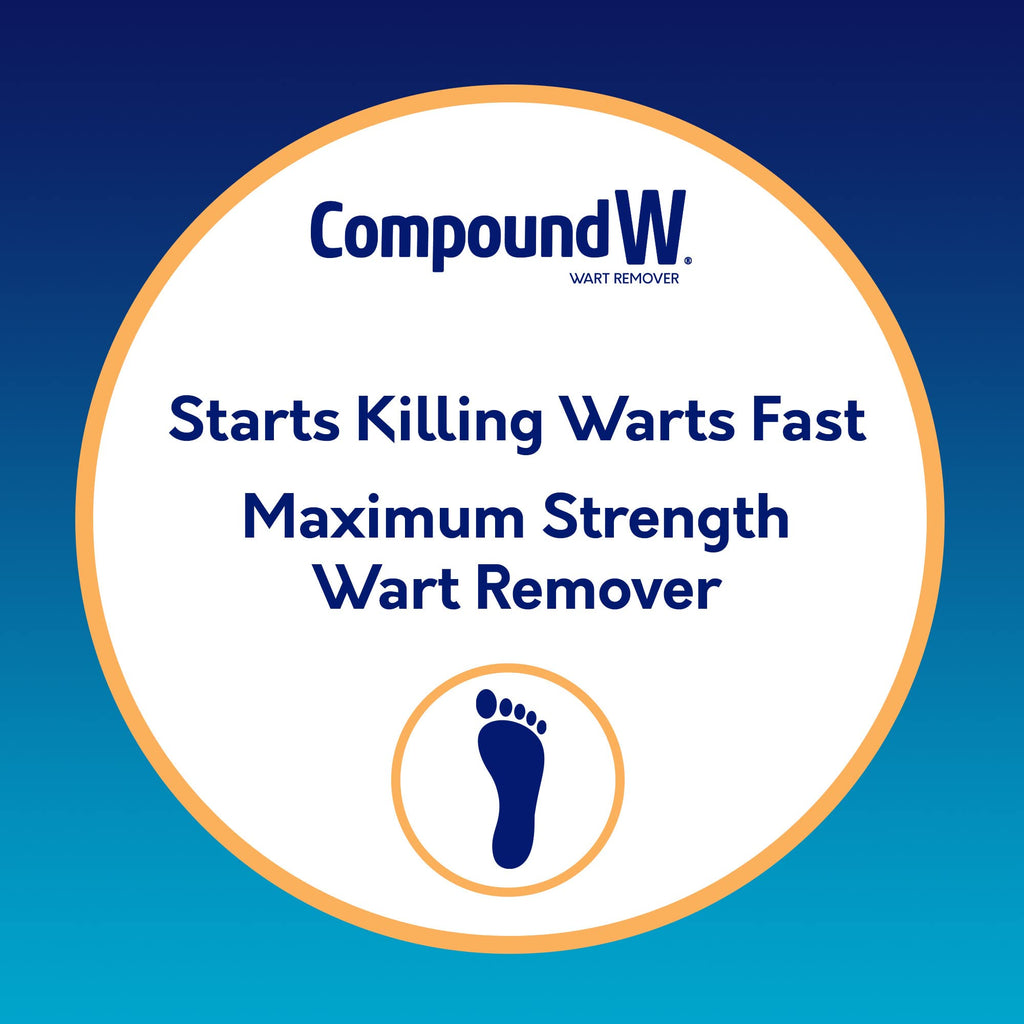 Compound W Plantar Wart Remover offers maximum strength wart removal, 100% authentic and available at Curat Cart in India.