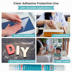 Transform your DIY projects with Con-Tact Clear Adhesive Liner, specially curated by Curat Cart for versatile applications.