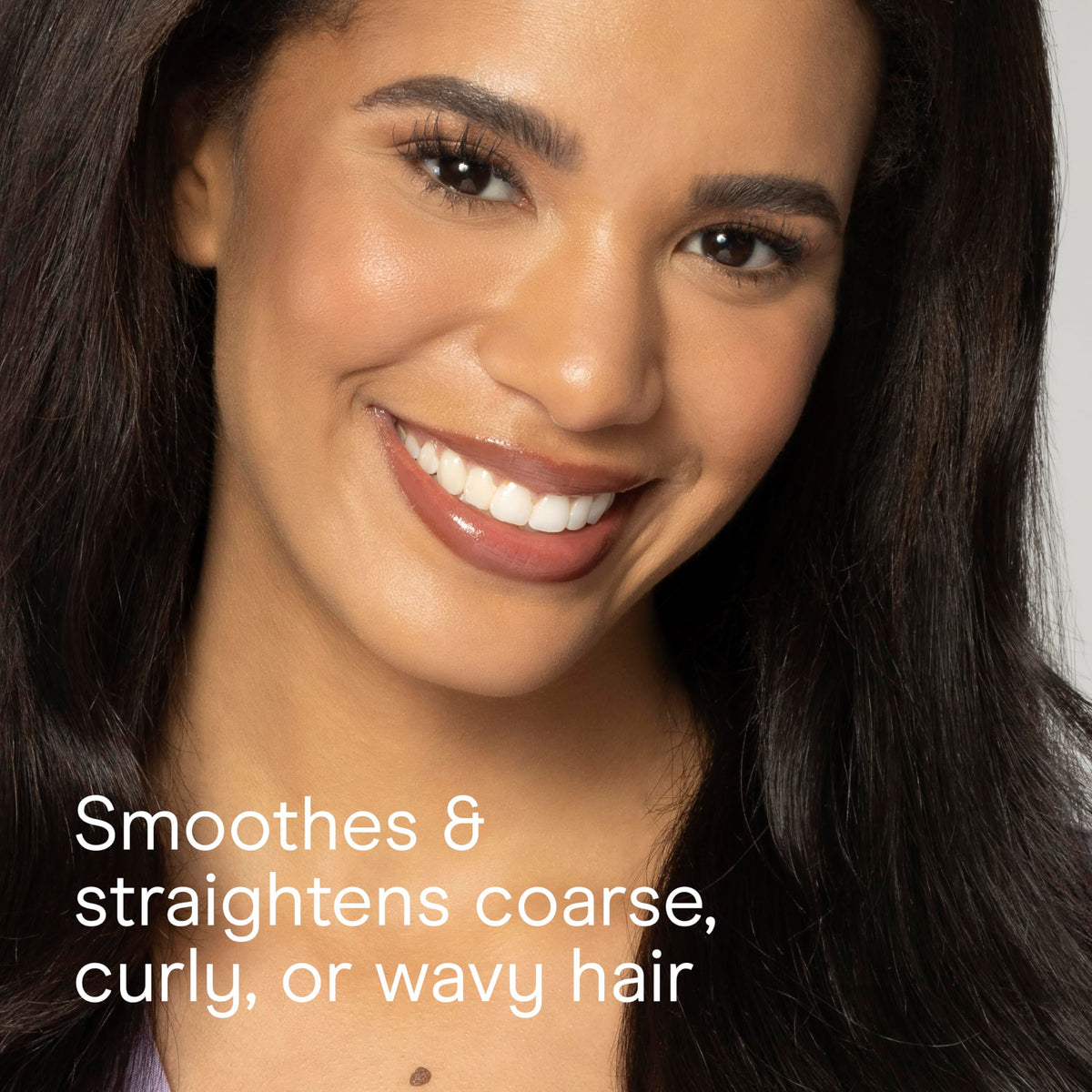 Conair Round Brush designed for smoothing and straightening coarse, curly, or wavy hair; premium quality for effortless styling.