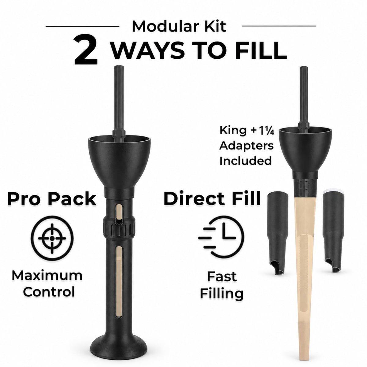 Discover the Cone Loader Kit with Pro Pack and Direct Fill options, 100% Authentic and available at Curat Cart in India.