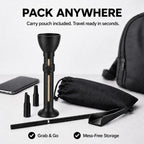 The Cone Loader Kit includes a portable funnel, tools, and pouch for mess-free storage. 100% Authentic and available at Curat Cart.