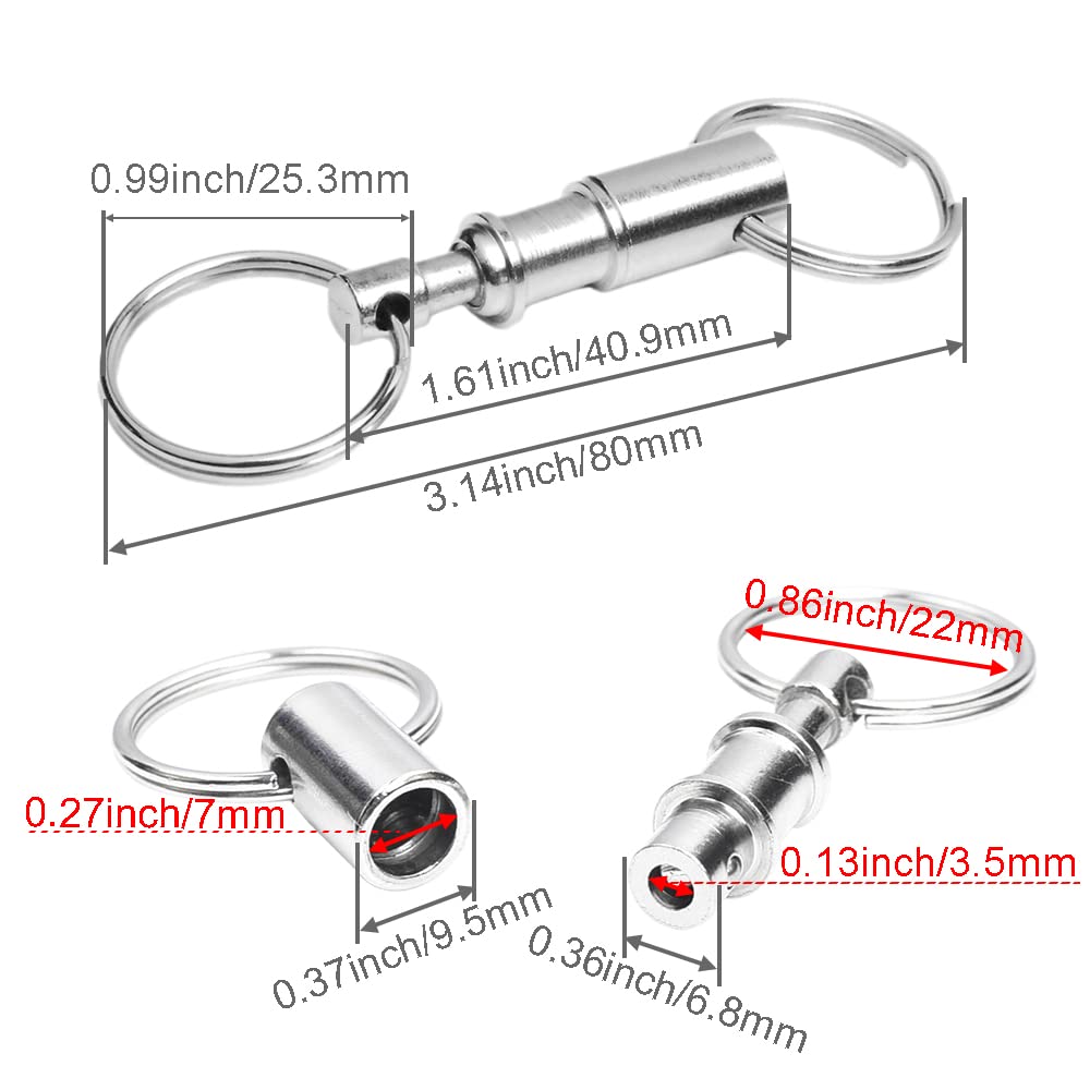CooBigo Quick Release Keychain features a sleek design. 100% Authentic, available at Curat Cart in India.