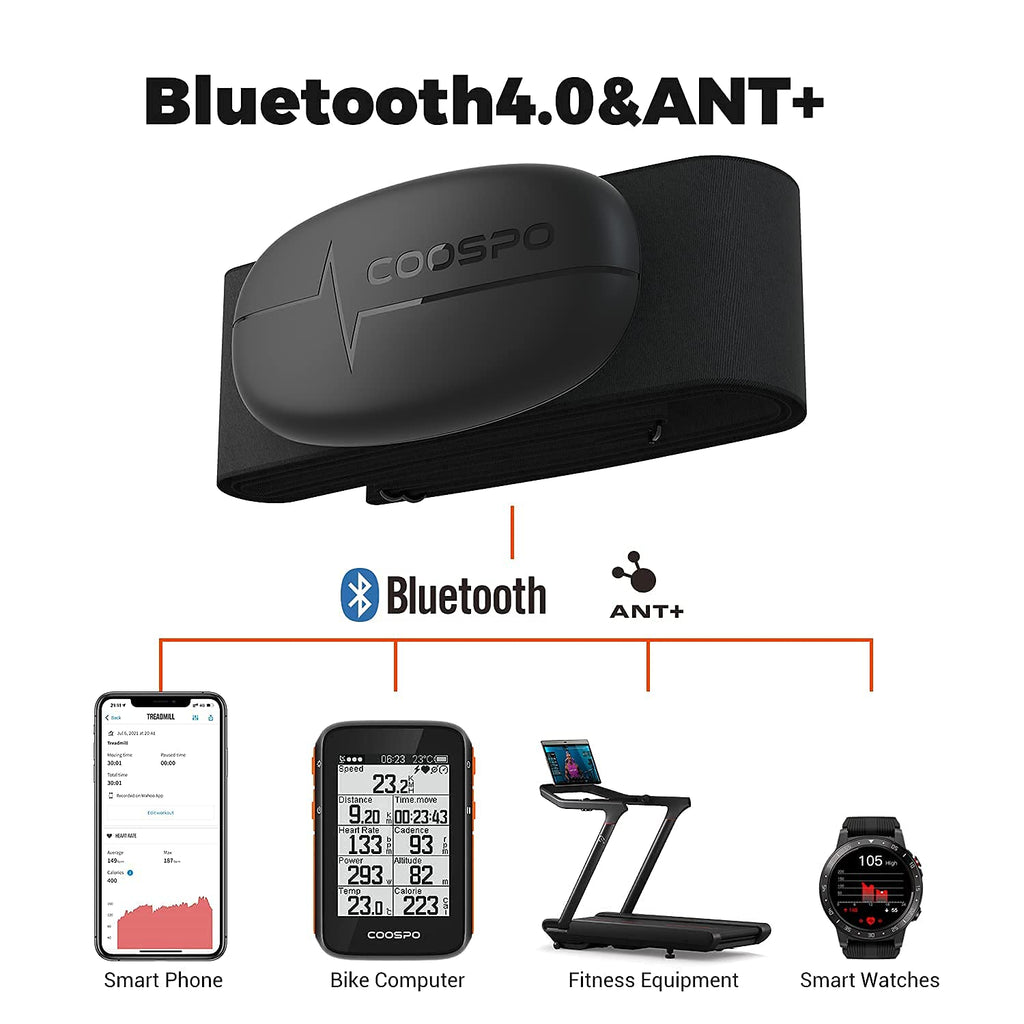 Enhance your fitness journey with the COOSPO Heart Rate Monitor, compatible with various devices for seamless tracking. Available at Curat Cart.