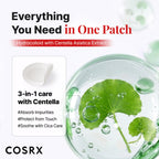 Explore COSRX Acne Patch Centella Blemish Care in premium packaging. Ideal for absorbing impurities and soothing skin. Available at Curat Cart.