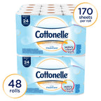 Cottonelle Professional Toilet Paper offers superior cleaning with 48 rolls, 170 sheets each. 100% Authentic, available at Curat Cart.