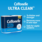 Discover Cottonelle Ultra Clean Toilet Paper, designed for exceptional softness and strength. Perfect for daily use from Curat Cart.