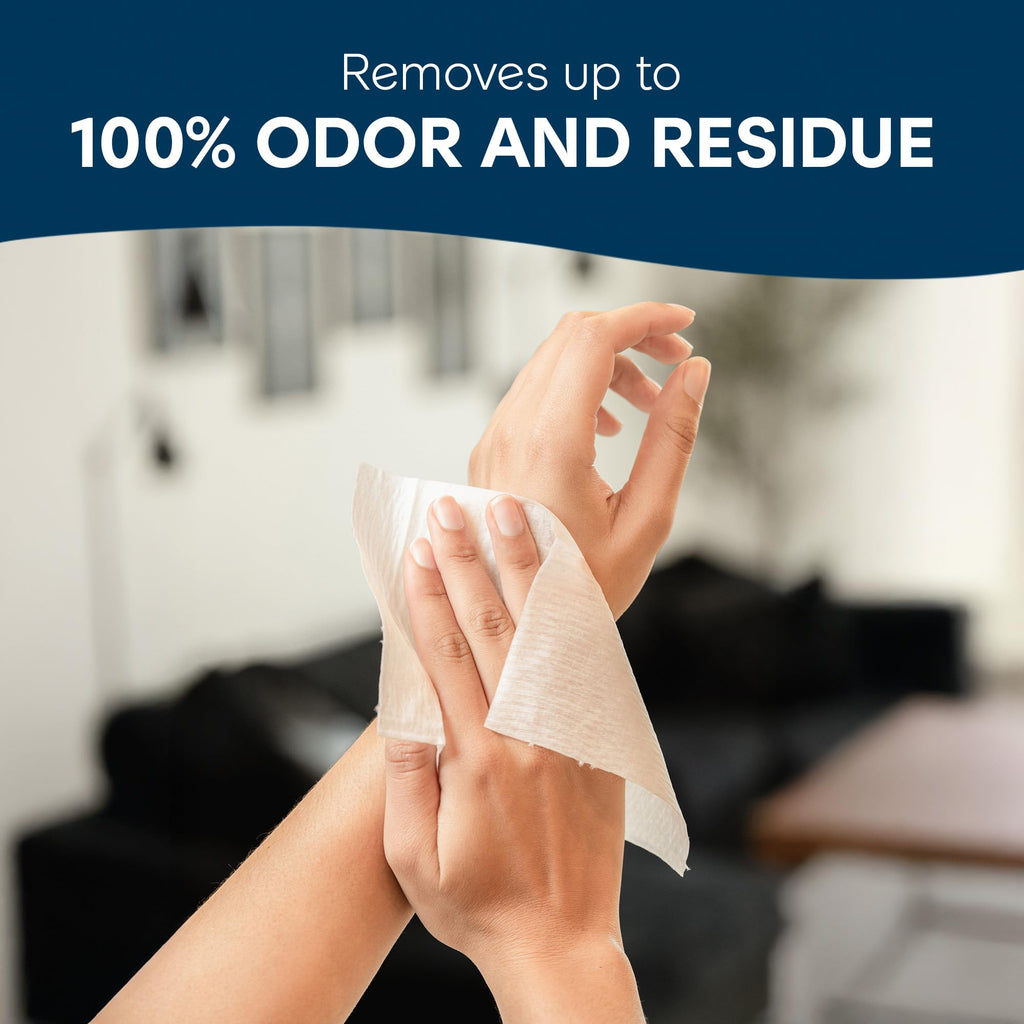 Cottonelle Flushable Wipes effectively remove 100% odor and residue. Experience high-quality cleansing at Curat Cart.