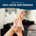 Cottonelle Flushable Wipes effectively remove 100% odor and residue. Experience high-quality cleansing at Curat Cart.