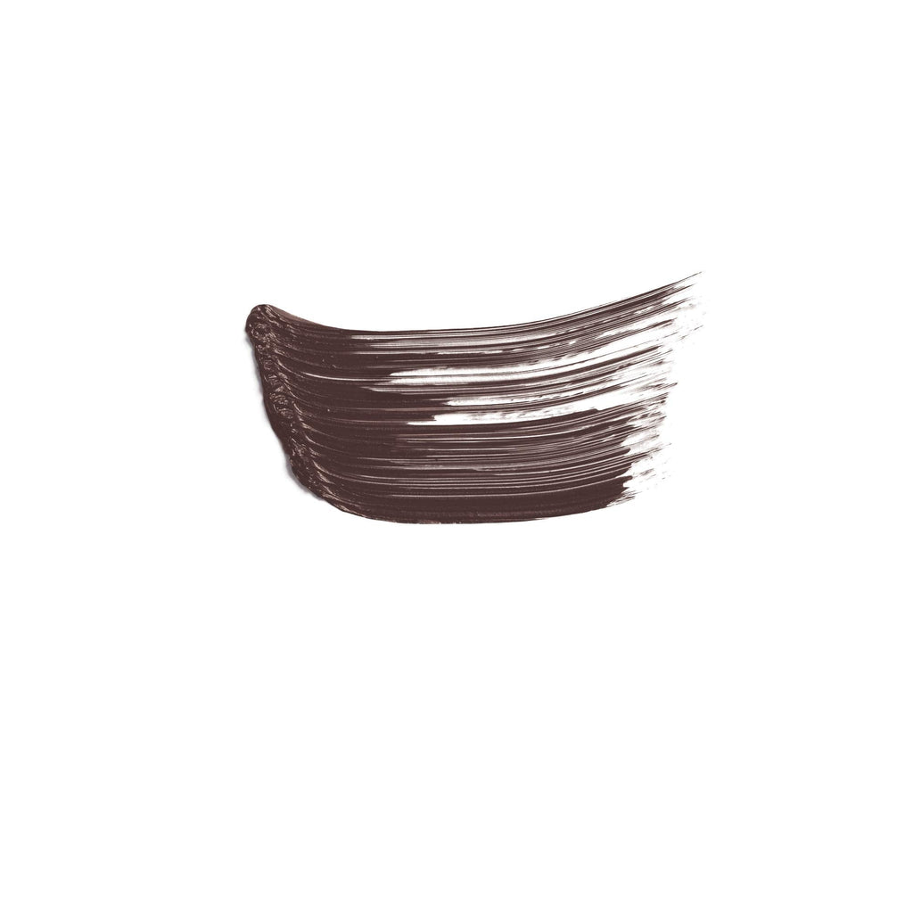 Smooth, rich brown mascara swatch showcasing the color's depth. Verified by CuratCart for quality assurance.