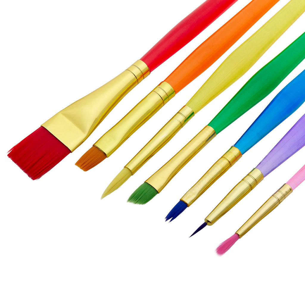 Cra-Z-Art Artist Brushes in vibrant colors with high-quality finish, available at Curat Cart for creative enthusiasts.