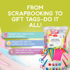 Craft scissors set ideal for scrapbooking and gift tags. Perfect for kids and teachers. Available at Curat Cart.