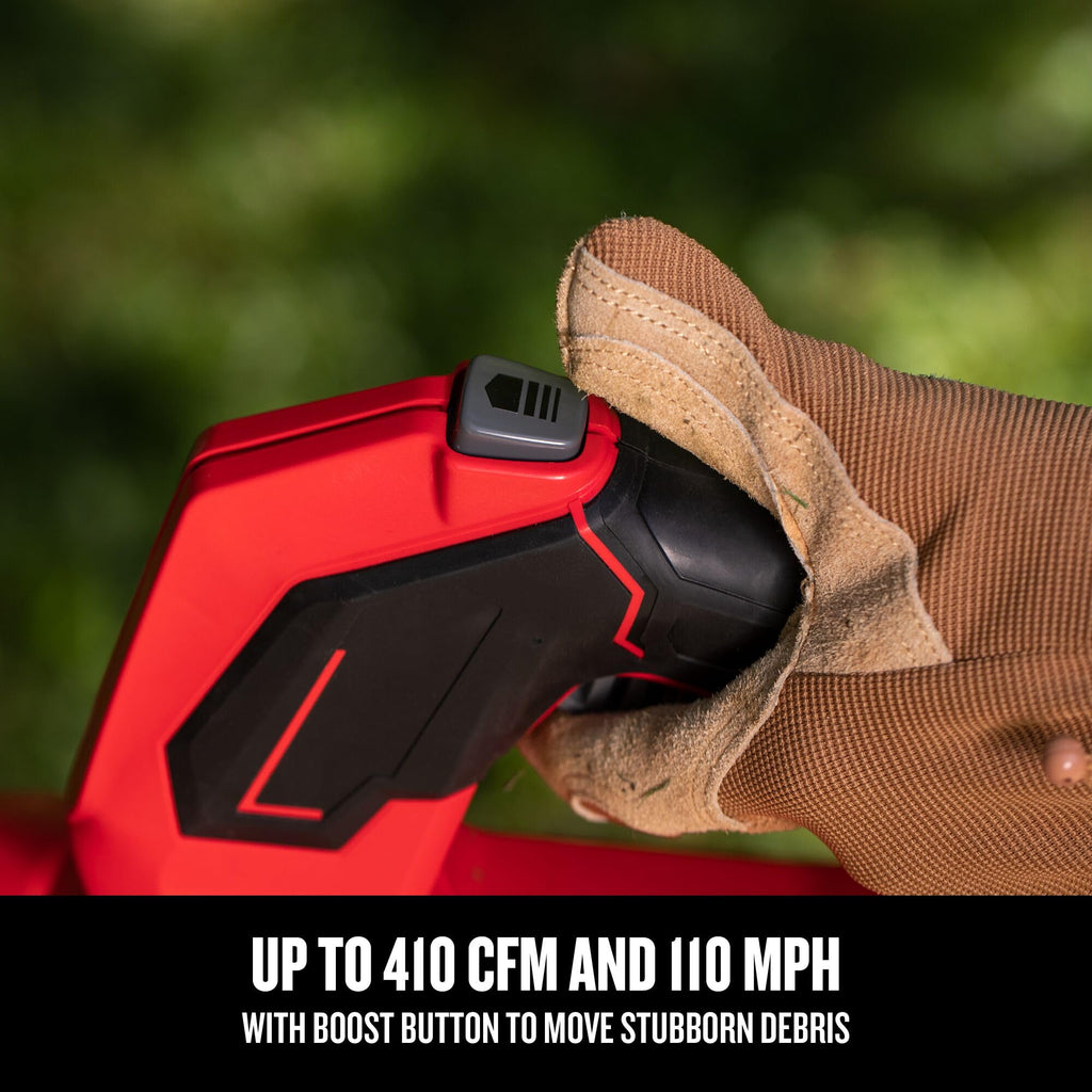 Experience the power of the CRAFTSMAN Cordless Leaf Blower, featuring a boost button for stubborn debris. Exclusively available at Curat Cart.