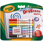 Crayola Dry Erase Markers in vibrant colors, a premium import perfect for creative expression. Available at Curat Cart.