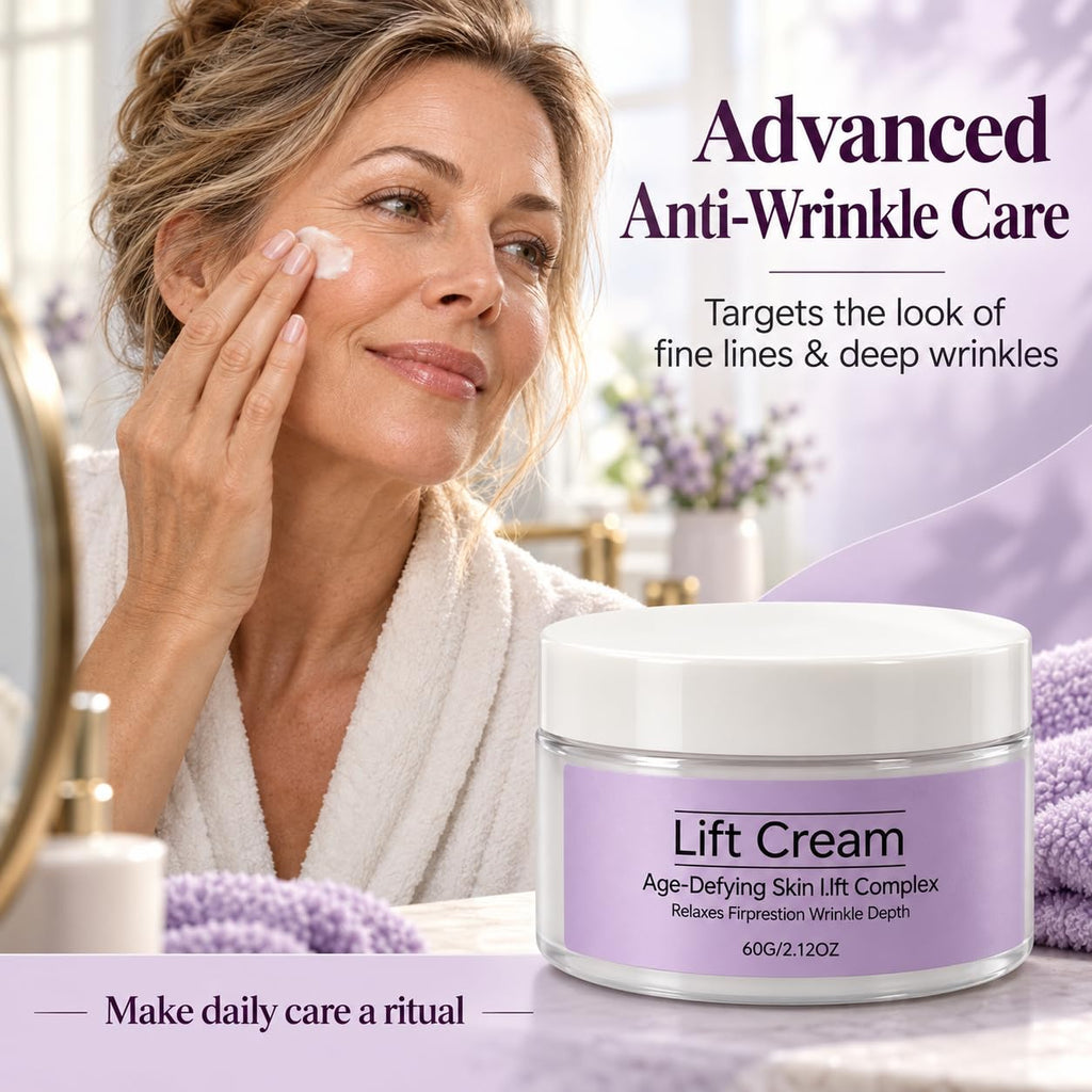 Advanced Instant Face Lift Cream for Women, a premium import that targets fine lines and deep wrinkles. Available at Curat Cart.