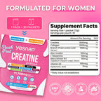 Premium imported Creatine for Women - Micronized Powder with collagen and BCAAs, available at Curat Cart for enhanced performance.