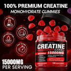 Discover 100% Premium Creatine Monohydrate Gummies at Curat Cart, featuring 15000mg per serving for strength and endurance. Available in India.