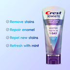 Crest 3DWhite Deep Stain Remover Toothpaste for whiter teeth in 1 day. 100% Authentic, available at Curat Cart in India.