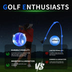Crestgolf Glow in The Dark Golf Balls offer durable visibility and brighter illumination, 100% Authentic, available at Curat Cart.